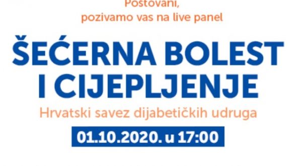 Live panel Šećerna bolest i cijepljenje