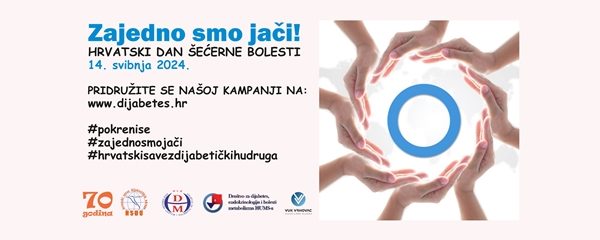 Hrvatski dan šećerne bolesti sa sloganom Zajedno smo jači